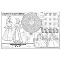 Pretty Princess - Imprintable Colorable Placemat